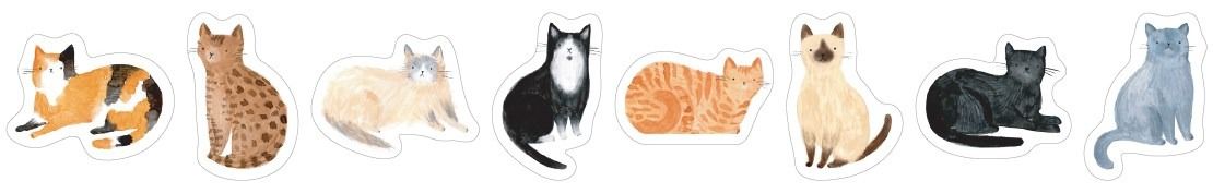 Tarrarulla 160 kpl The Art File - Cats