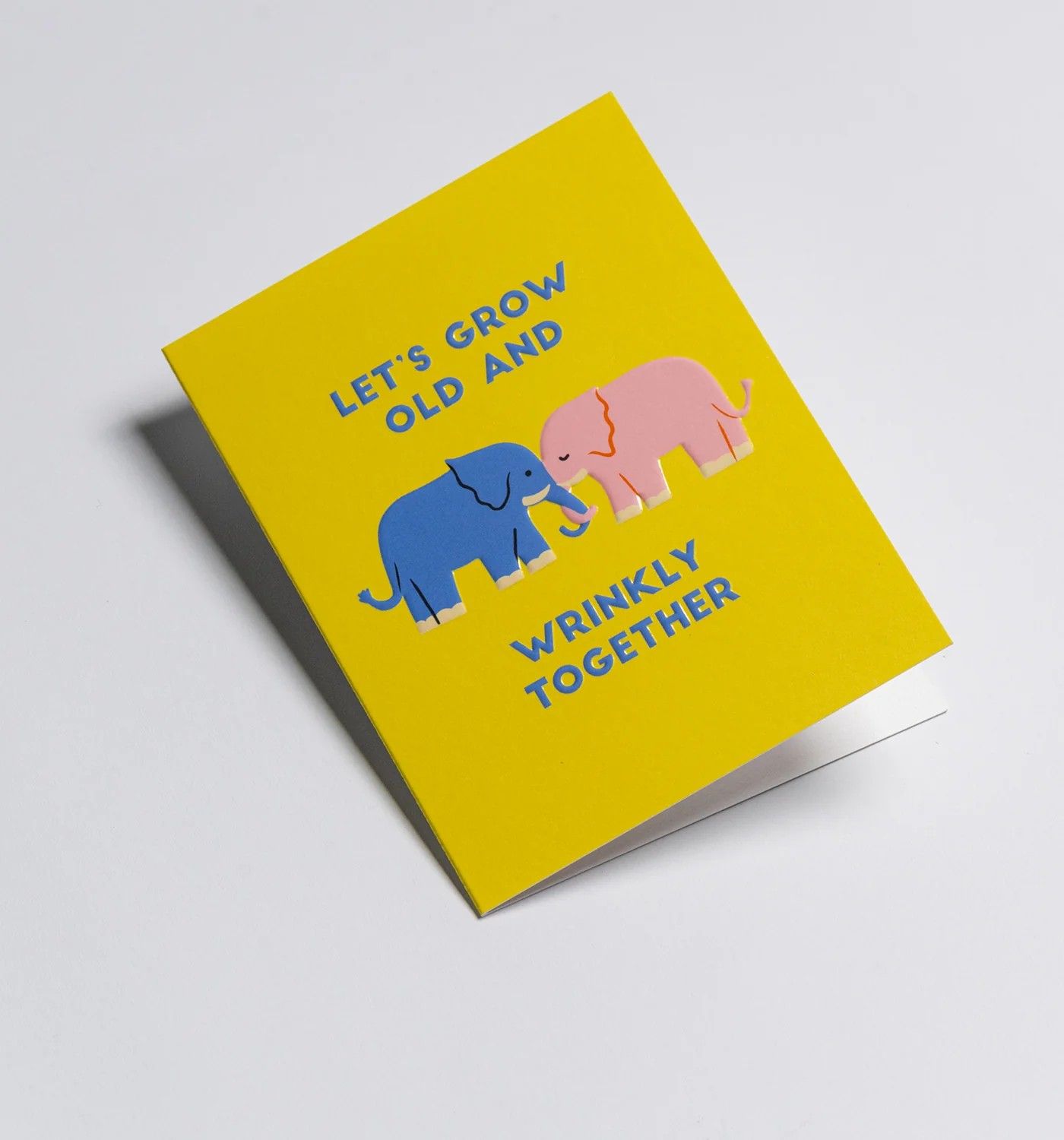 Pikkukortti Lagom -  Let's Grow Old and Wrinkly Together