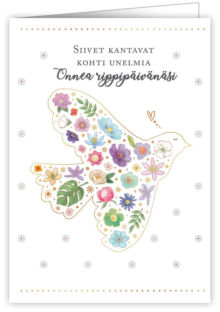 2-osainen kortti Quire - Rippi lintu