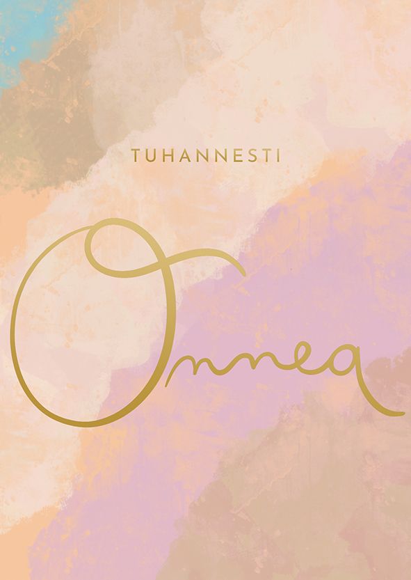 Postikortti Putinki Letters - Tuhannesti onnea