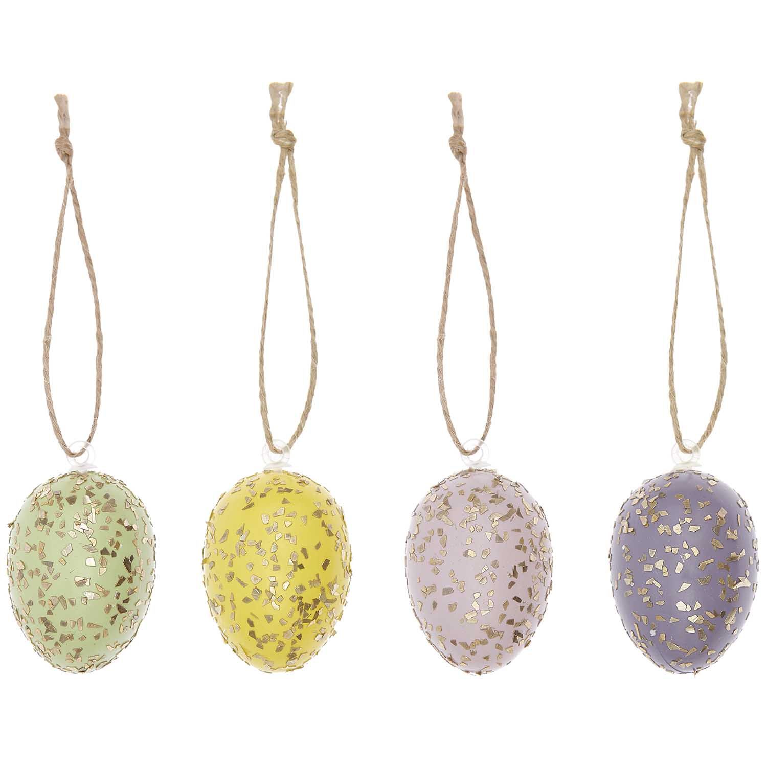 Pääsiäismuna 4 kpl Rico Design - Glitter