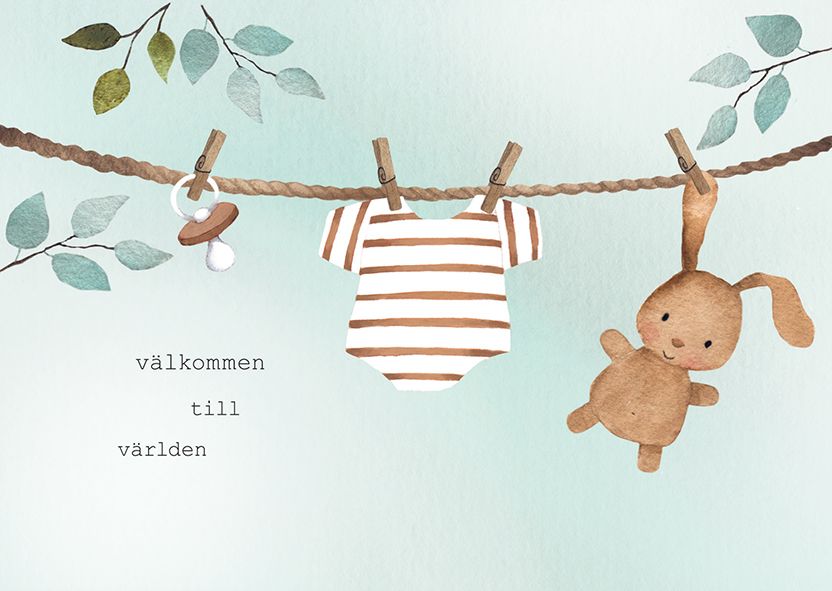 2-osainen kortti Henna Adel - Völkommen till världen