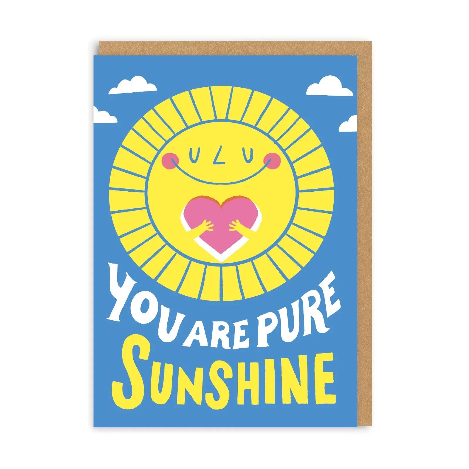 2-osainen kortti Ohh Deer - You are pure Sunshine