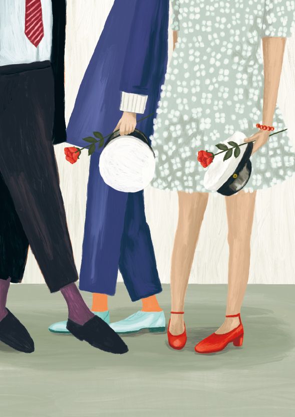 2-osainen kortti Johanna Ilander - Ylioppilaat