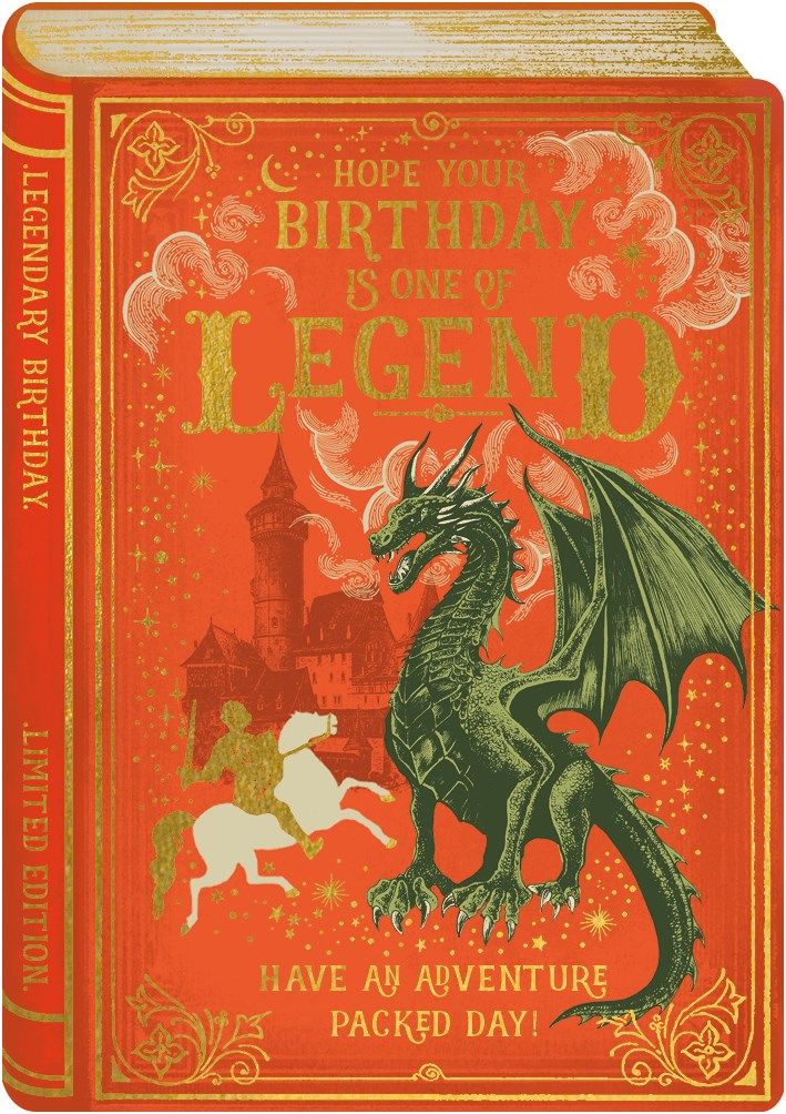 2-osainen kortti The Art File - Storybook Legend Birthday