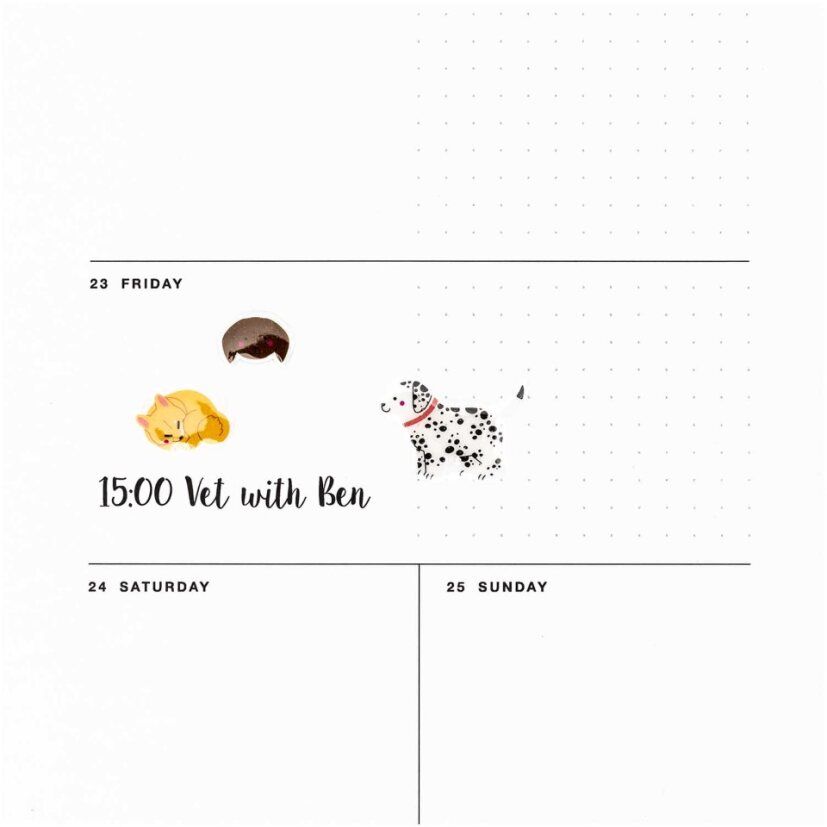 Tarrasetti Paper Poetry - Gel stickers Dogs