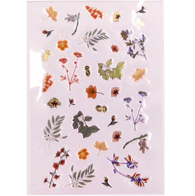 Tarrasetti Paper Poetry - Gel stickers Orange