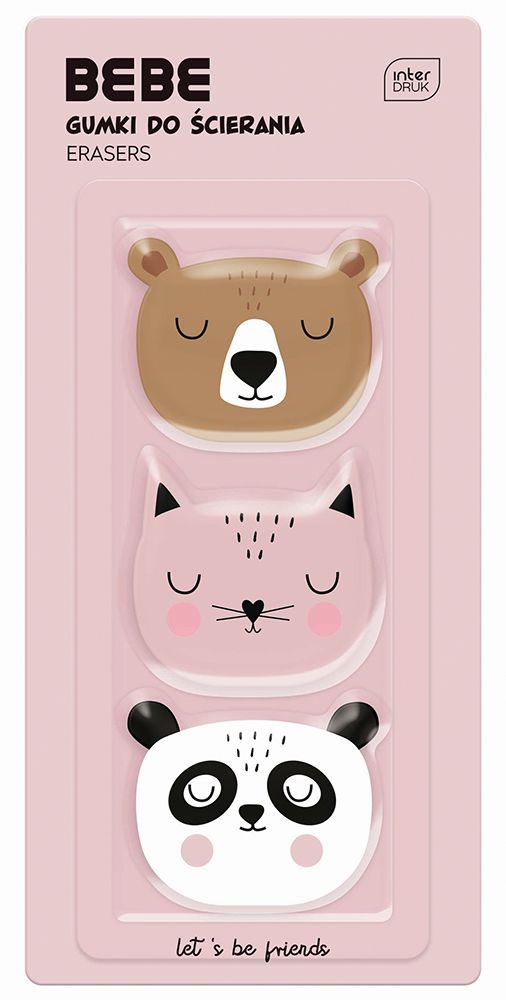 Pyyhekumisetti 3kpl Interdruk - Bebe cute