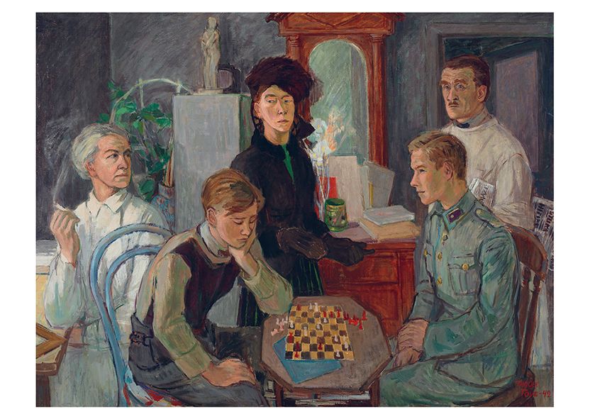 Postikortti Tove Jansson - Perhe 1942