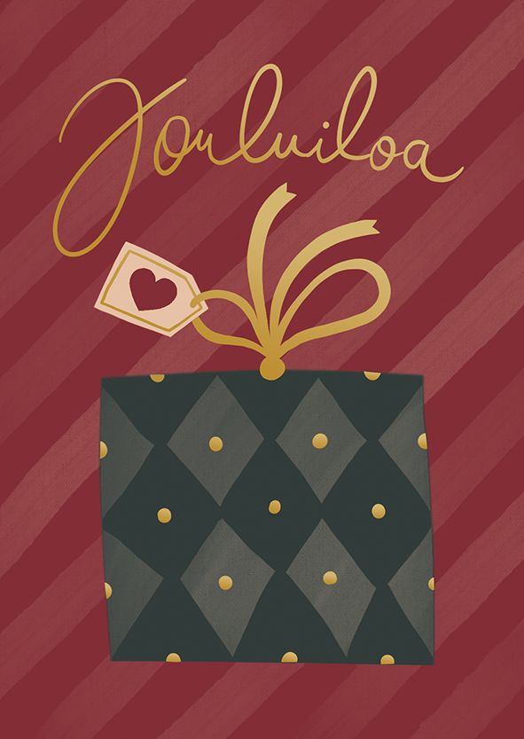 Postikortti joulu Putinki Design - "Jouluiloa" paketti