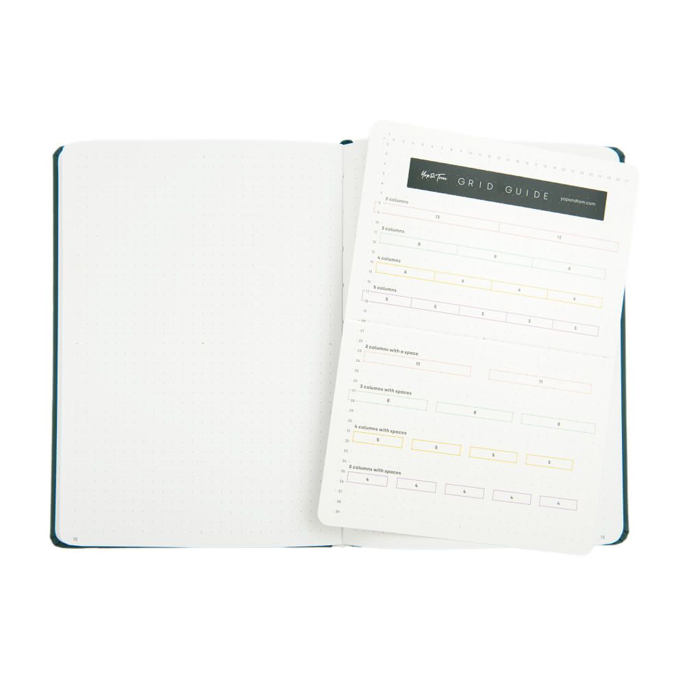 Pistemuistikirja A5 Yop & Tom - Tarot Hand, Deep Ocean