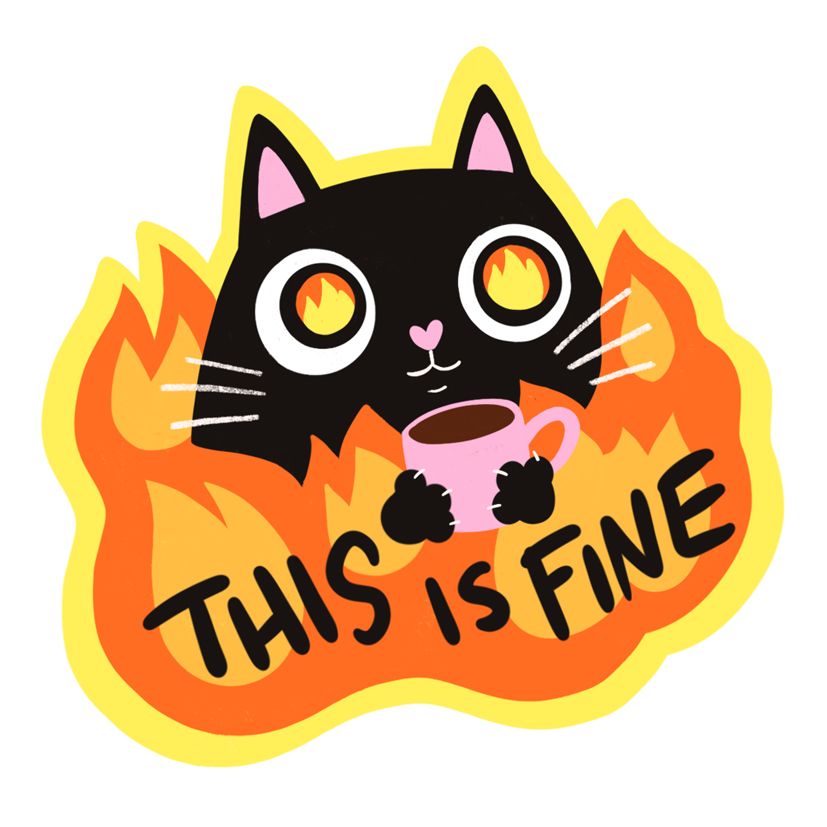 Vinyylitarra Putinki Kaisu Sandberg - This is fine