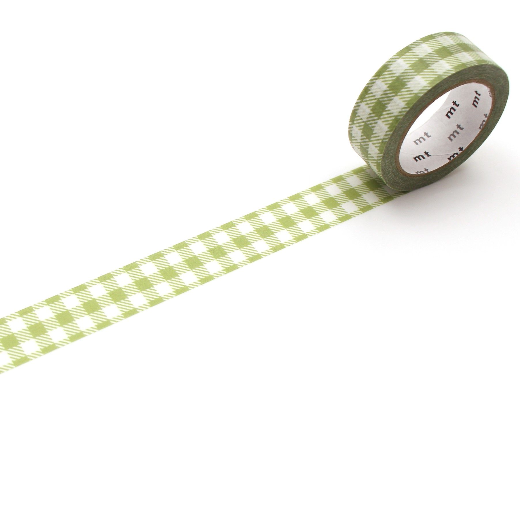MT masking tape - Checkered Moss Green