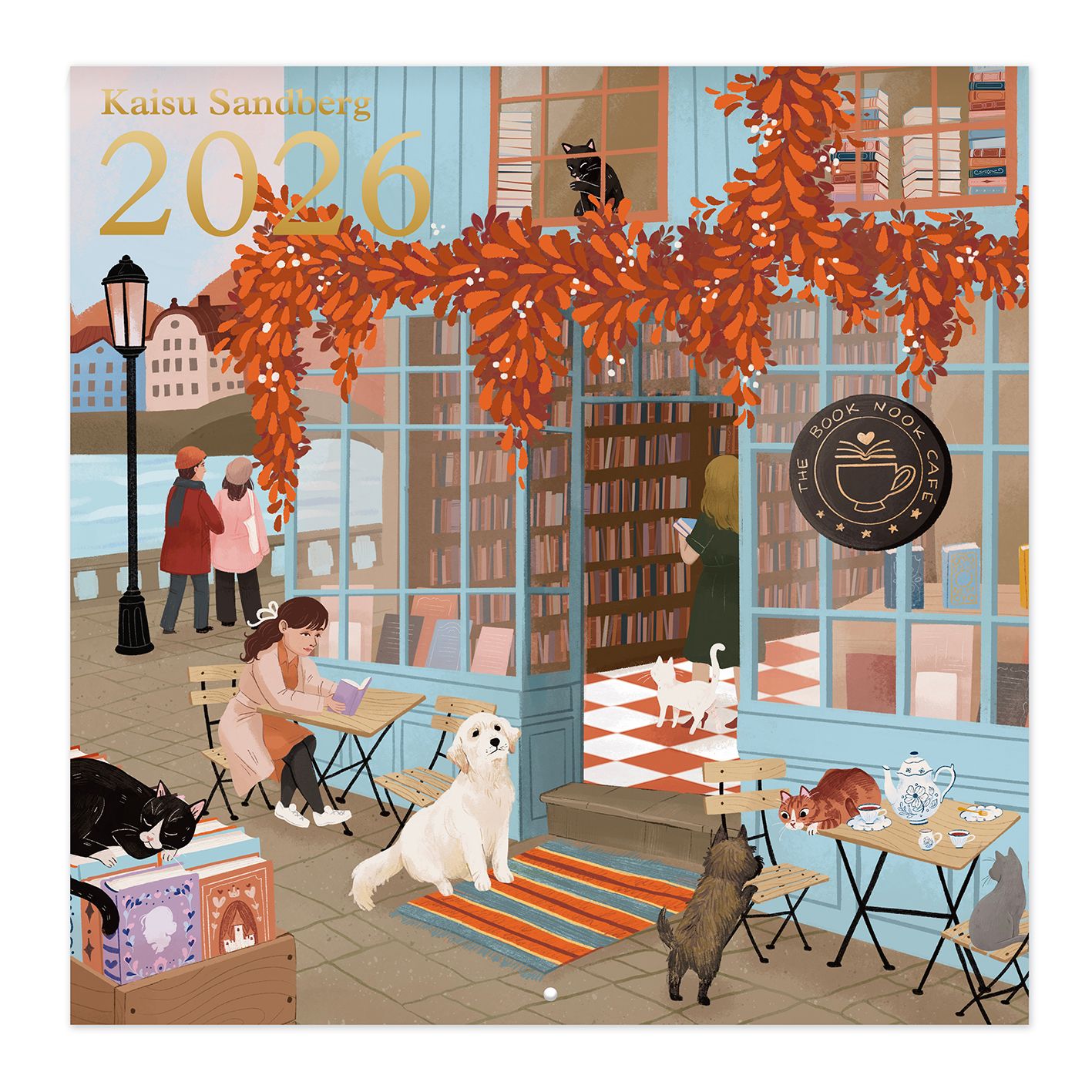 Seinäkalenteri 30x30cm Putinki - Kaisu Sandberg 2026