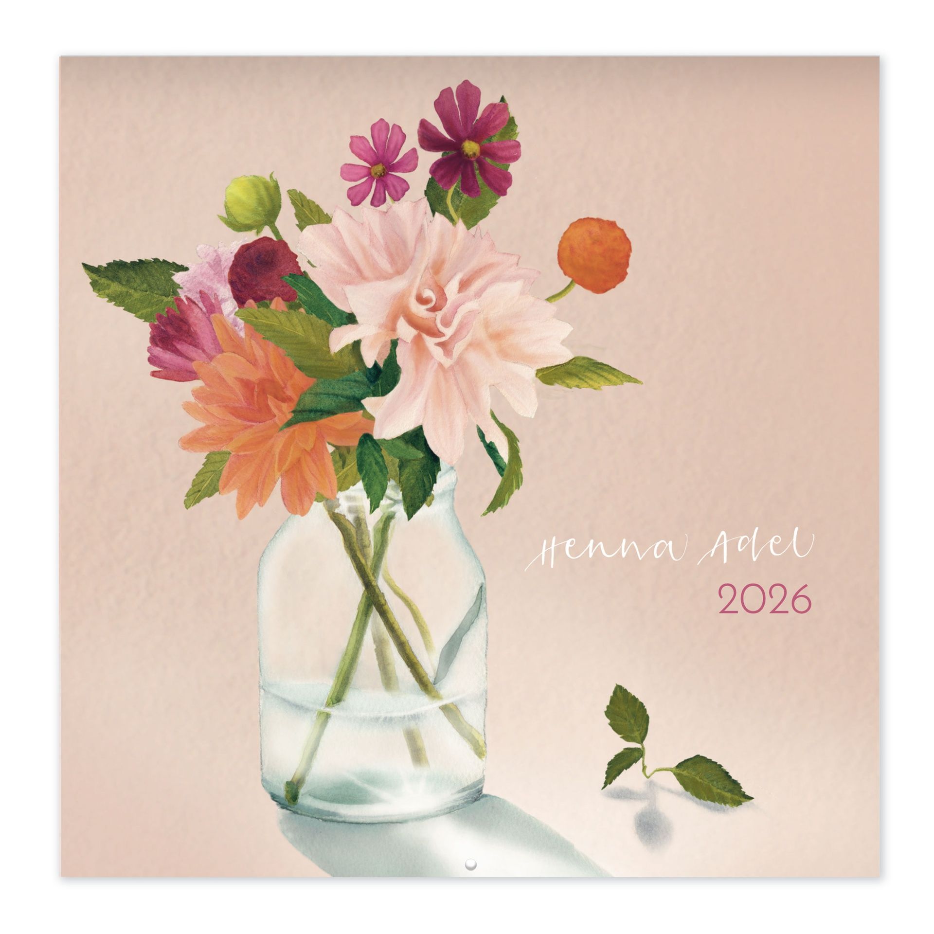 Seinäkalenteri 20x20cm Putinki - Henna Adel 2026