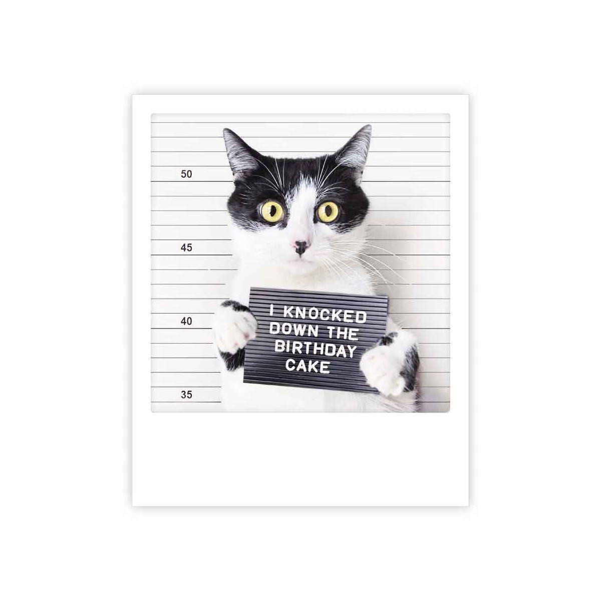 Postikortti Pickmotion - I knocked down the birthday cake