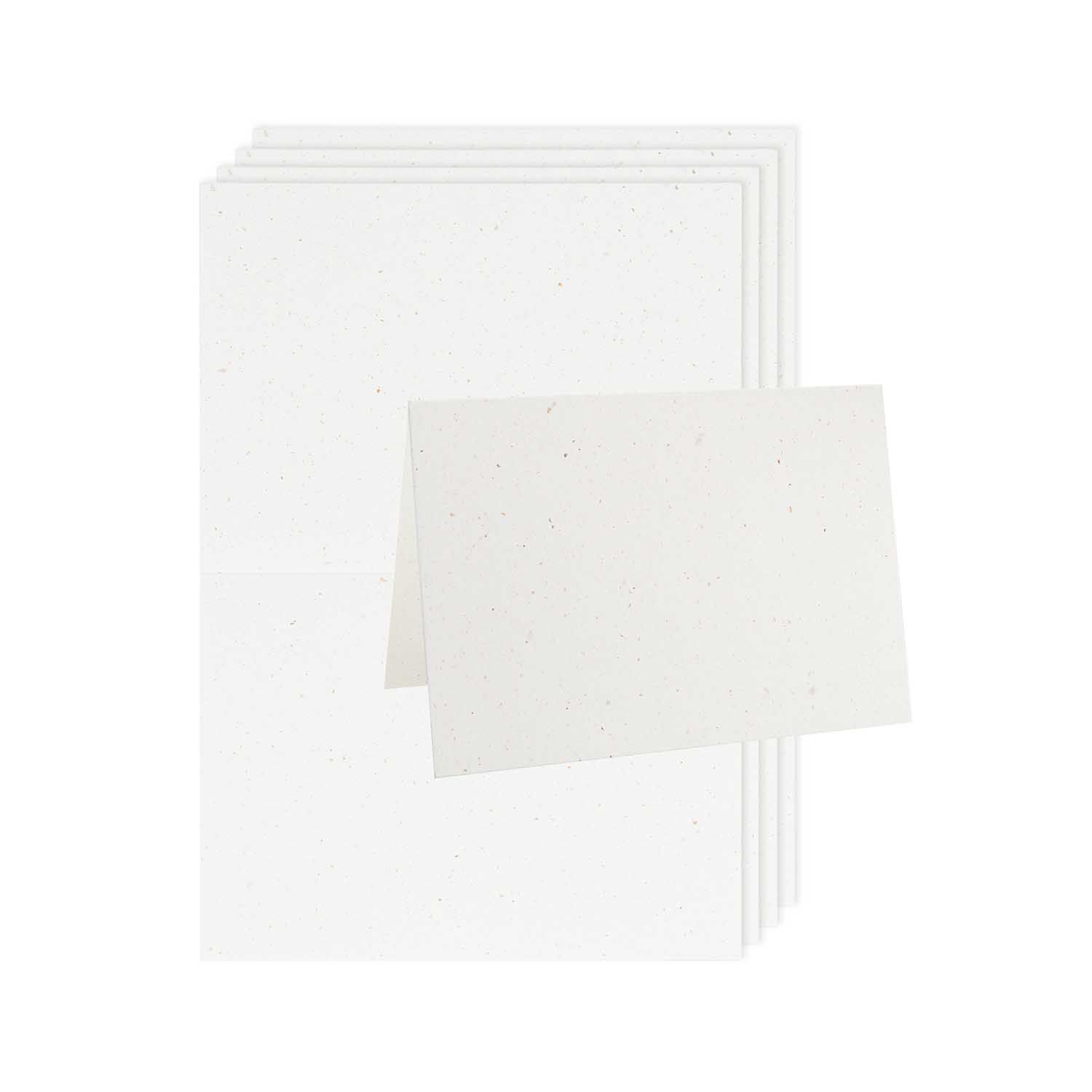 2-osaiset kortit 5kp C6 Paper Poetry - Offwhite/rose gold