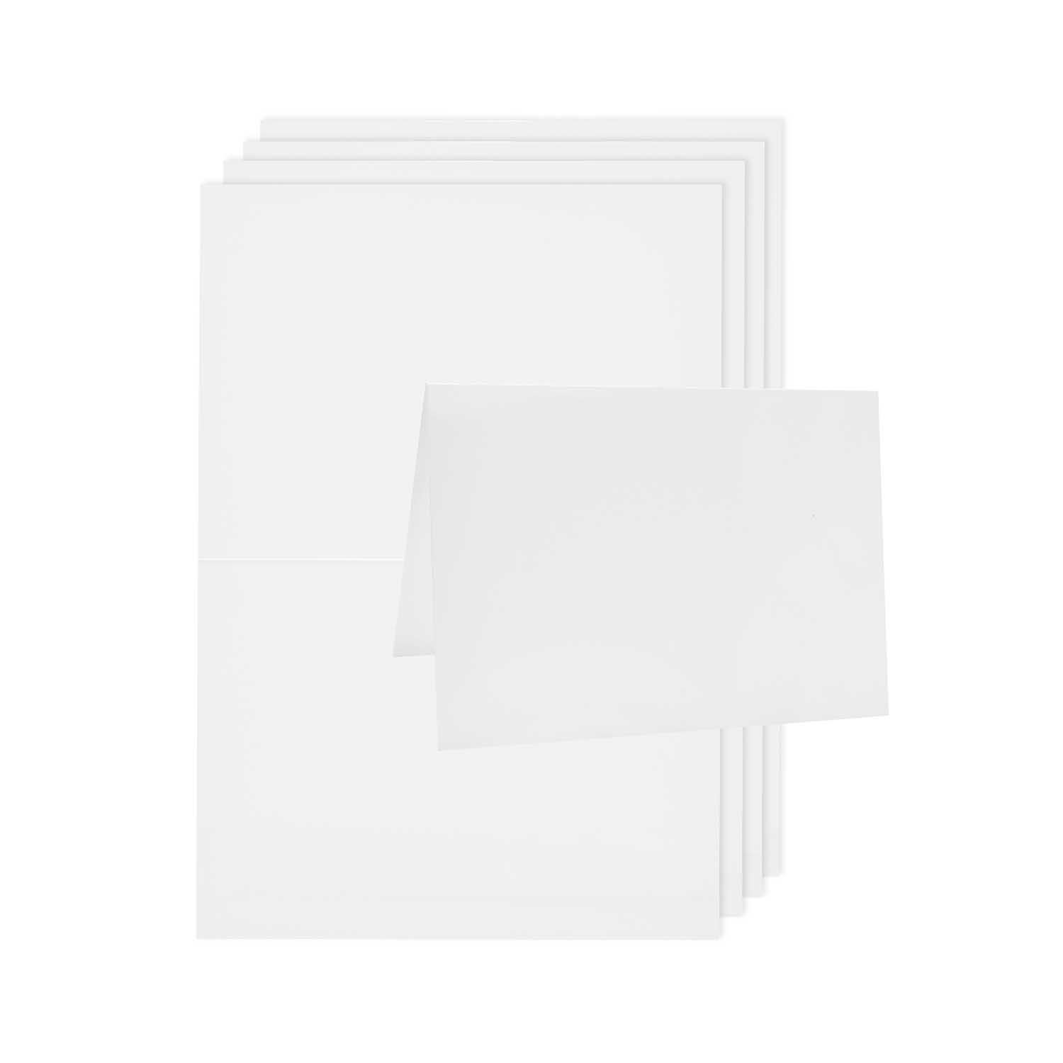 2-osaiset kortit 5kp C6 Paper Poetry - White