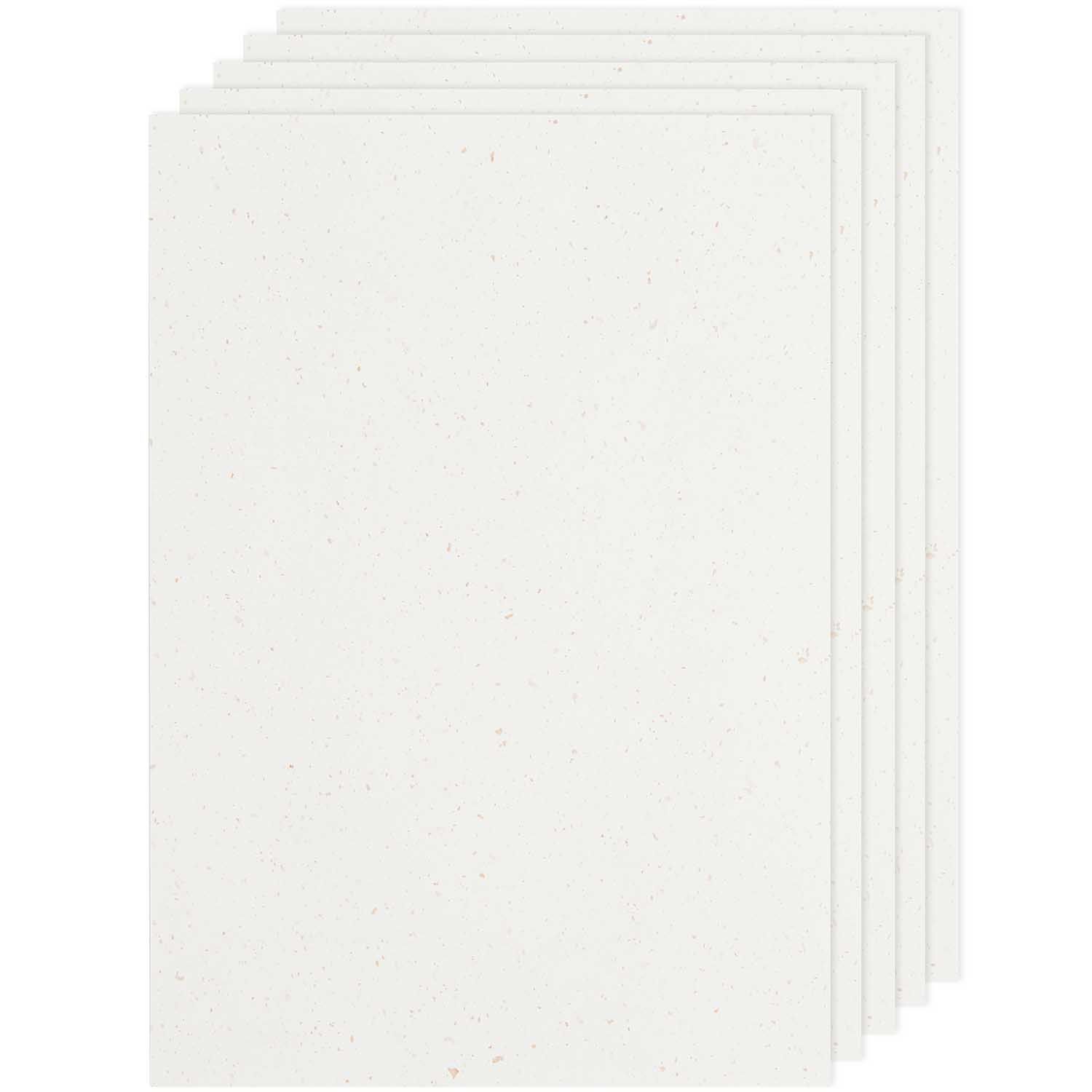 Kartonki 5kp A4 Paper Poetry - Offwhite/Rose Gold