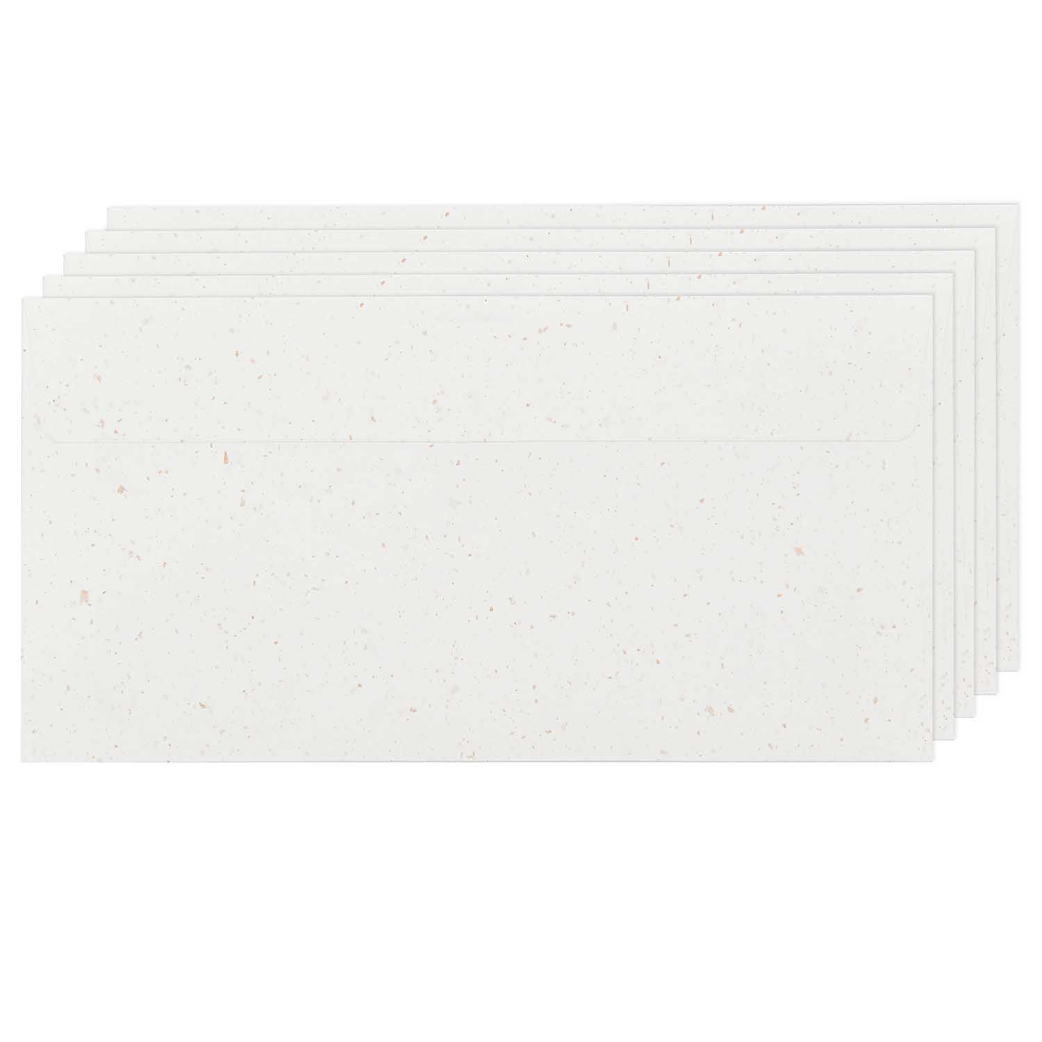 Kirjekuoret 5kp DL Paper Poetry - Offwhite/rose gold