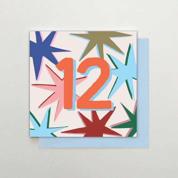 2-osainen kortti Stop the Clock - 12 Boy Stars