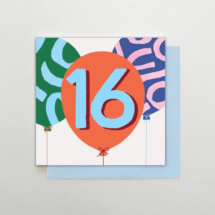 2-osainen kortti Stop the Clock - 16 Boy Balloon