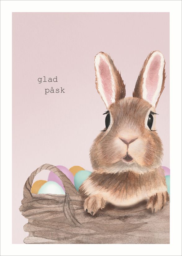 Postikortti Henna Adel - Pupu, Glad påsk