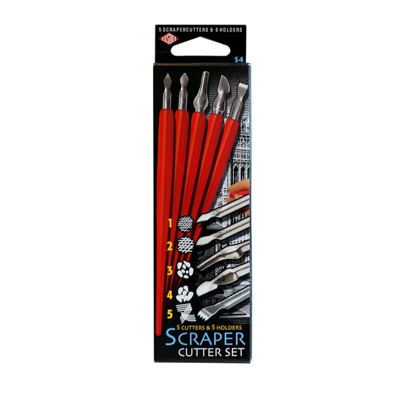 AC Raapeterä- ja varsipakkaus, 5 terää ja 5 vartta