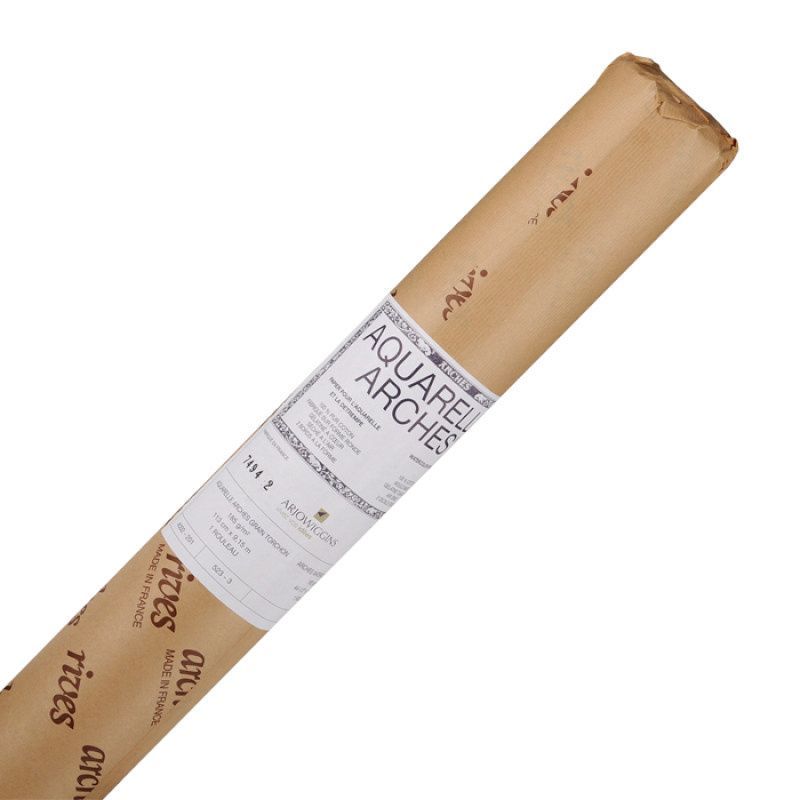 Arches 300g rulla 1,13x9,14m karkea, 100% lumppu akvarellipaperi