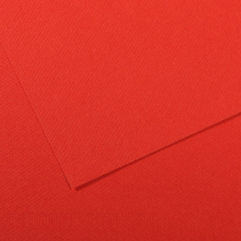 Canson Mi-teintes 160g A4 25kpl 506 Poppy red, värikartonki