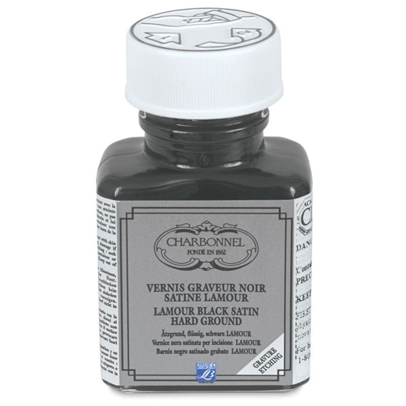 CBN Etching ground 75 ml Black Satin Varnish, nestemäinen kovapohjustus