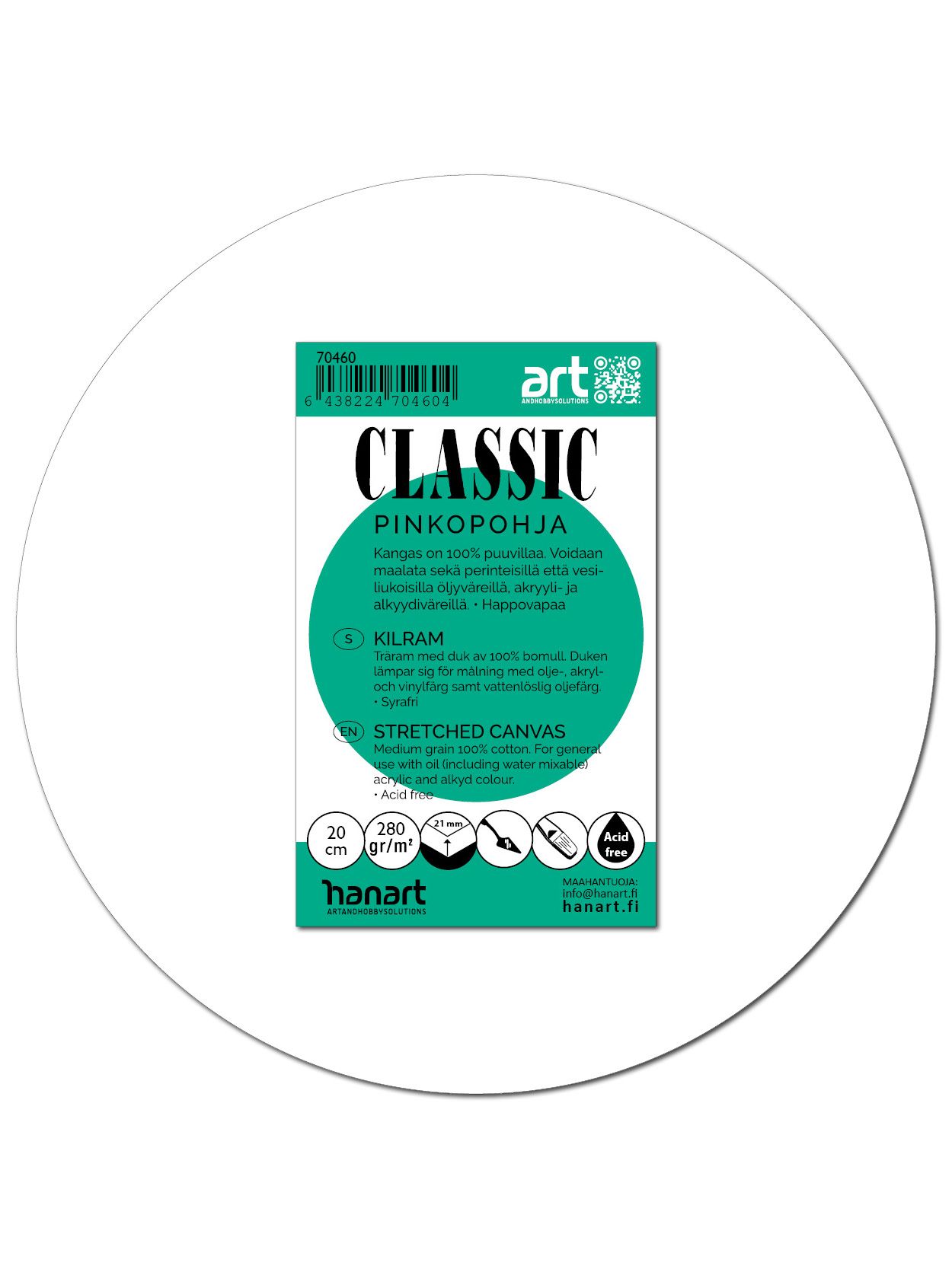 CLASSIC Pinkopohja Pyöreä 20cm