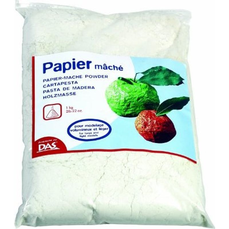 DAS Paperimassa 1kg, Selluloosamassa