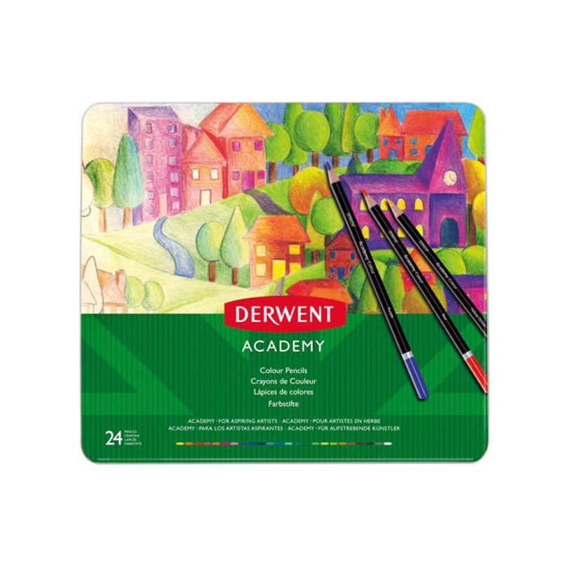 Derwent Academy Colouring 24, värikynälajitelma