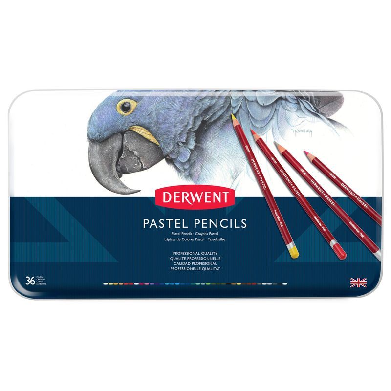 Derwent Pastel Pencil 36 pastellikynälajitelma