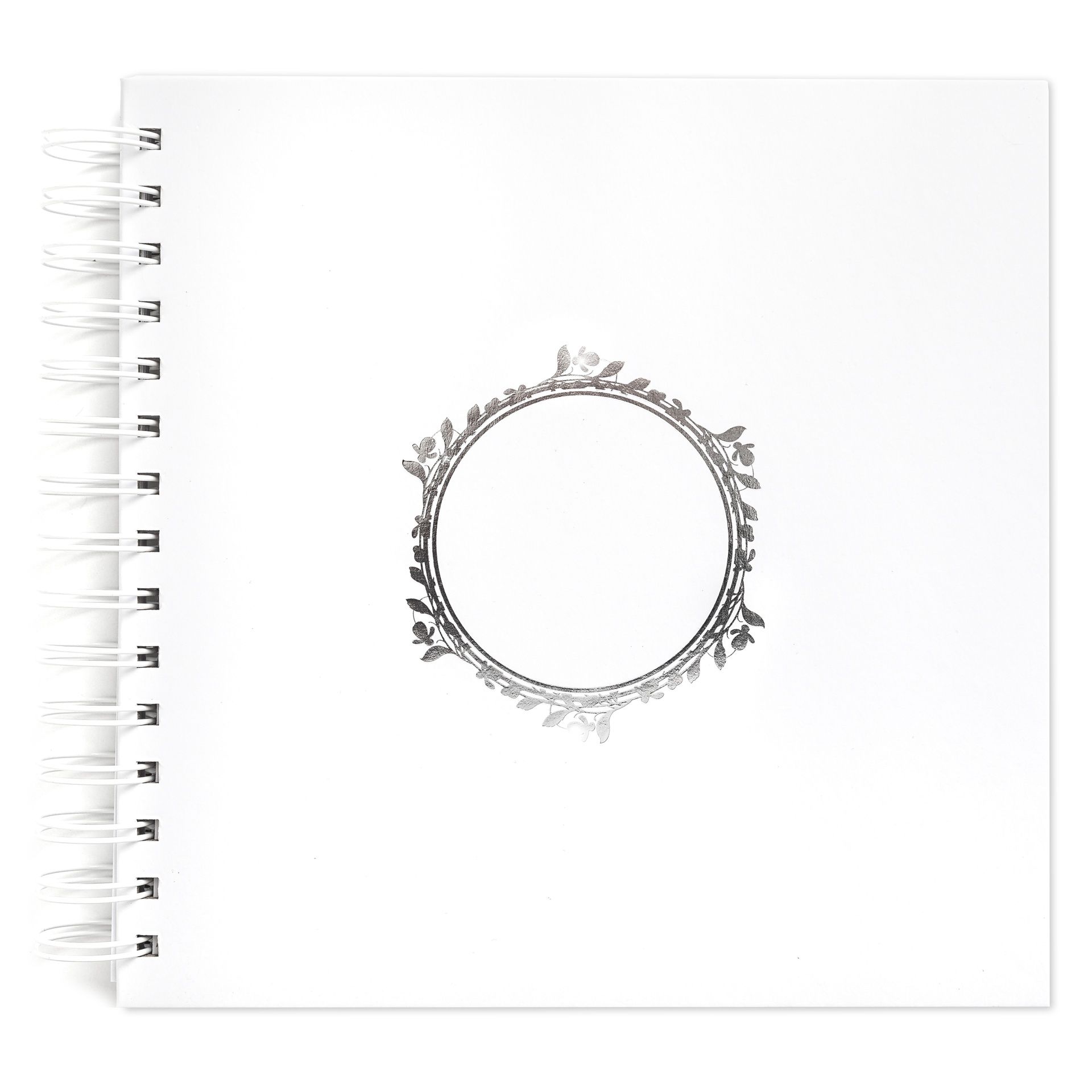 DPC Scrapbook 20,5x20,5 cm 40 sivua valkoinen hope