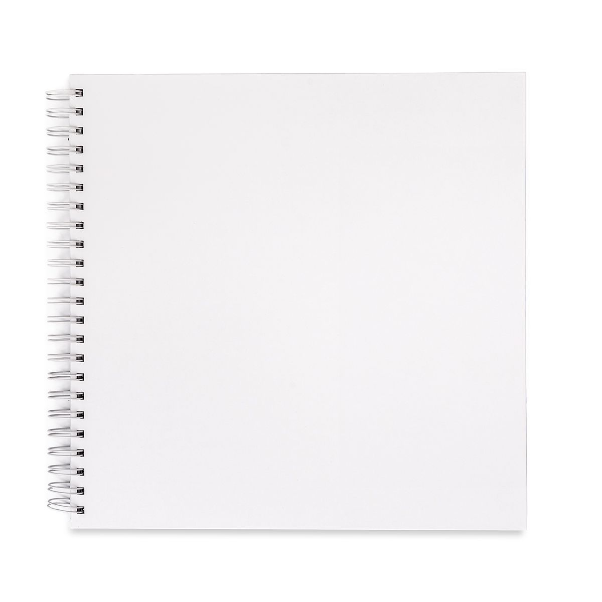 DPC Scrapbook 30,5x30,5 cm 40 sivua valkoinen, ei kuviota