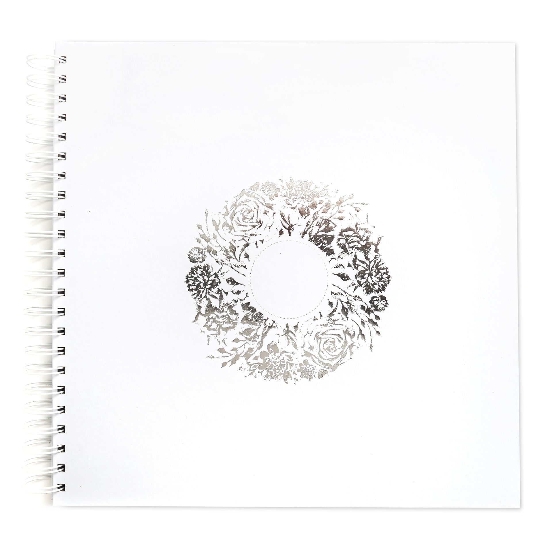 DPC Scrapbook 30,5x30,5 cm 40 sivua valkoinen hope