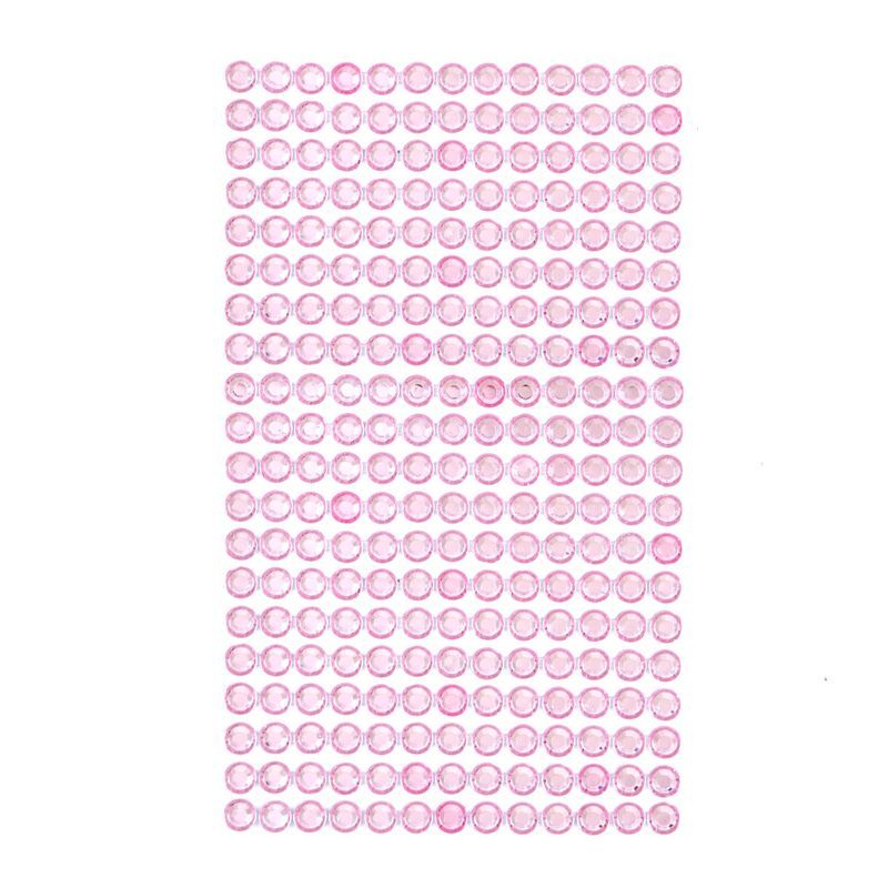 DPC timanttitarrat 6mm 260kpl vaalea pinkki