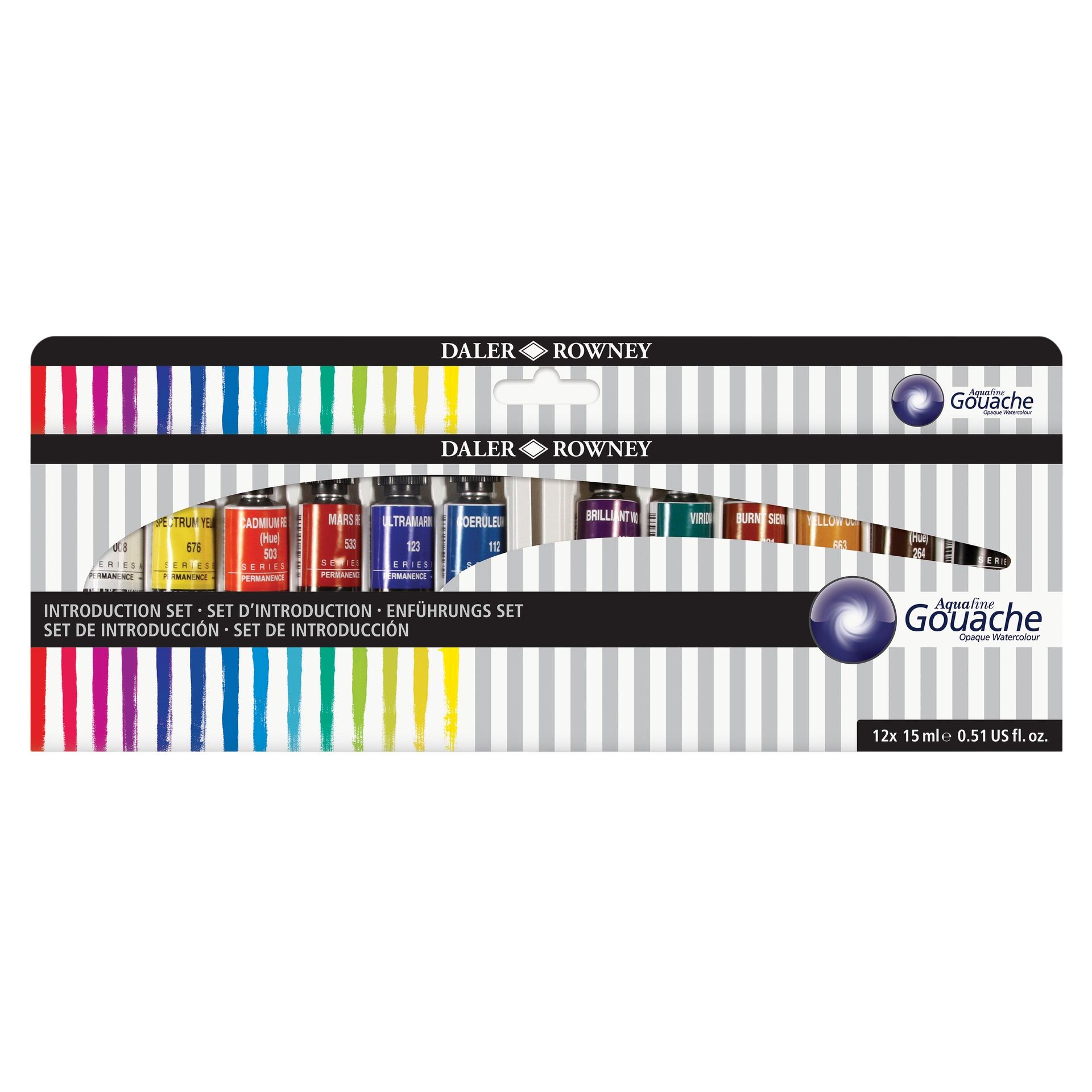 DR Aquafine Gouache 12x15ml Set