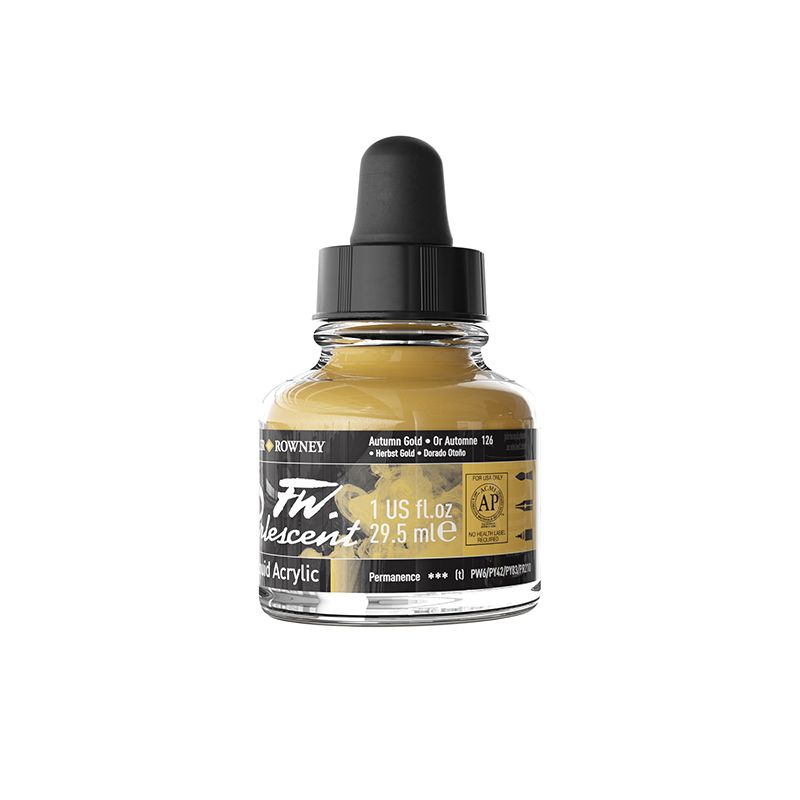 DR FW Ink Pearl 29.5 ml Autumn Gold, Taiteilijatasoinen muste