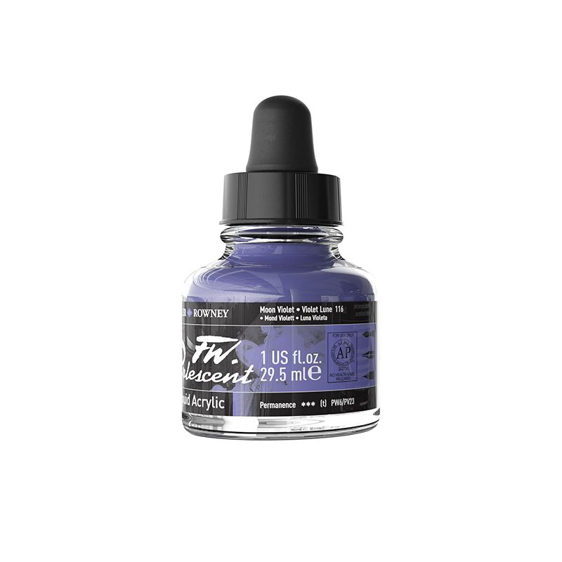 DR FW Ink Pearl 29.5 ml Moon Violet, Taiteilijatasoinen muste