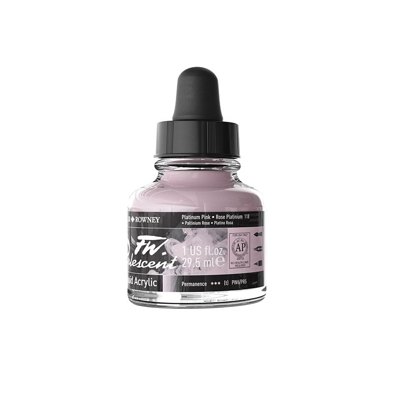 DR FW Ink Pearl 29.5 ml Platinum Pink, Taiteilijatasoinen muste