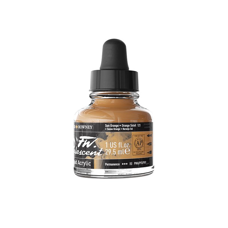 DR FW Ink Pearl 29.5 ml Sun Orange, Taiteilijatasoinen muste