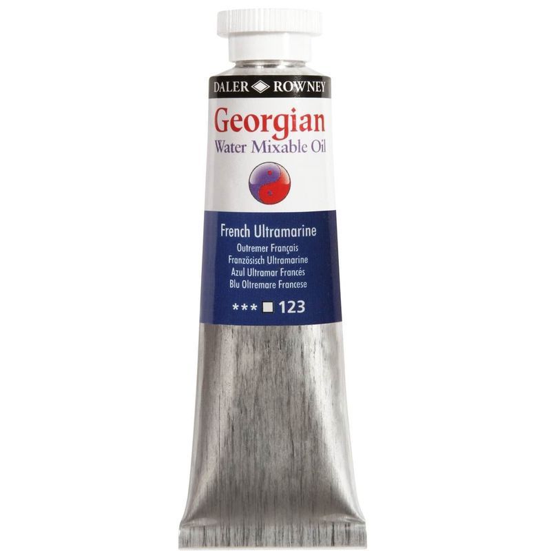 DR Georgian WAMO 37ml 123 French ultramarine, vesiliukoinen öljyväri