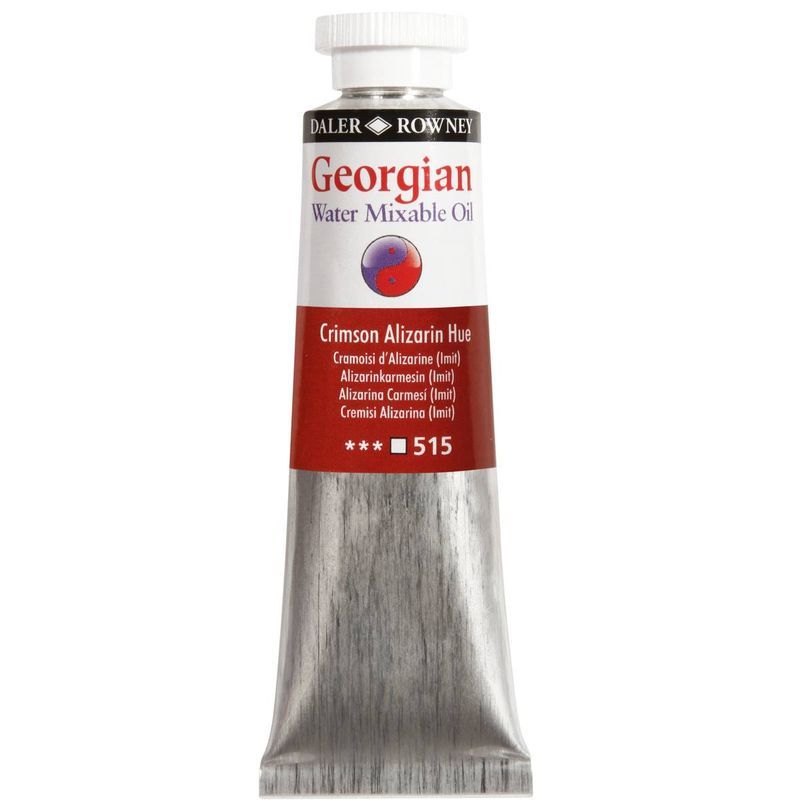 DR Georgian WAMO 37ml 515 Crimson alizarin hue, vesiliukoinen öljyväri