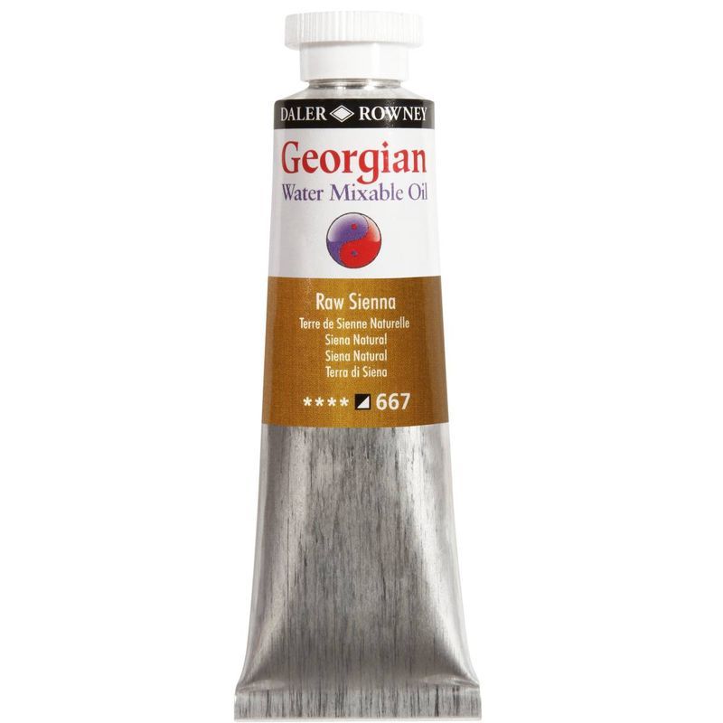 DR Georgian WAMO 37ml 667 Raw sienna, vesiliukoinen öljyväri