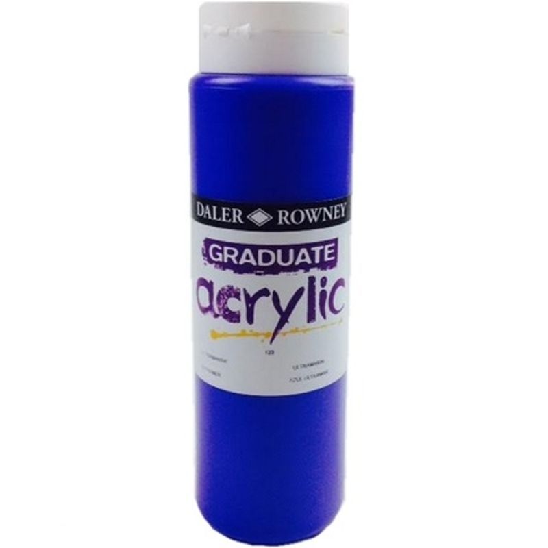 DR Graduate acrylic 500ml 123 Ultramarine blue, 500ml akryyliväri