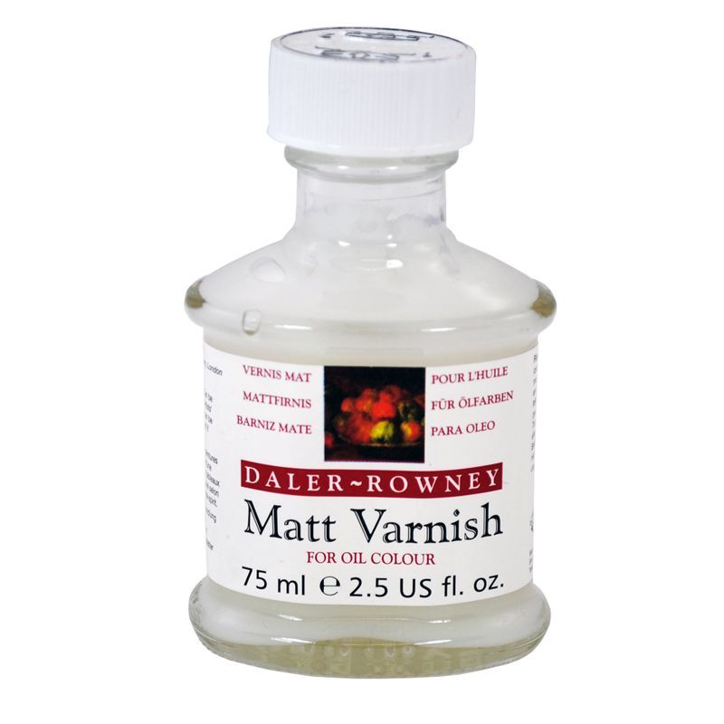 DR Loppuvernissa matta 75ml, Matt varnish öljyvärille