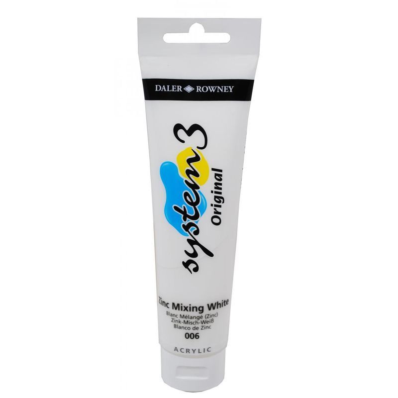 DR System 3 acrylic 150ml 006 Zinc mixing white